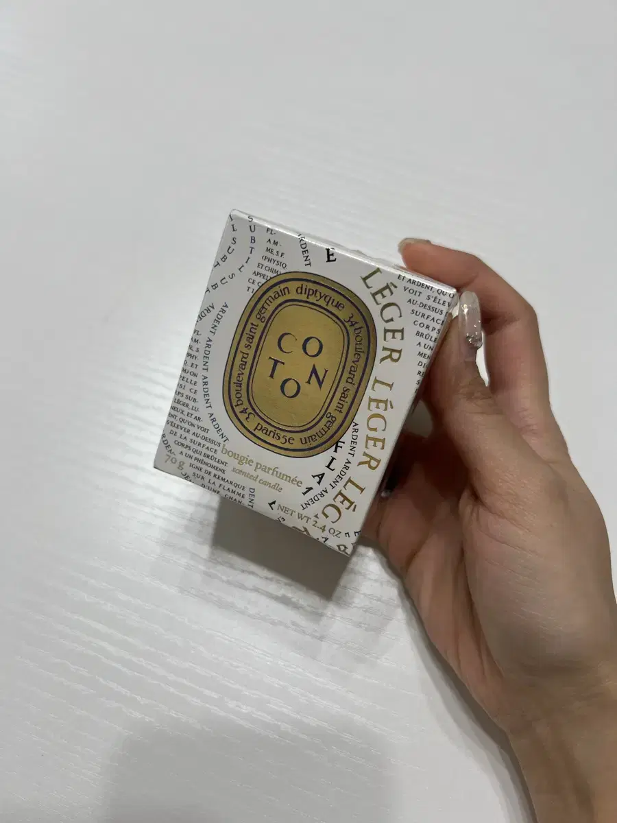 딥티크 DIPTYQUE 리미티드 캔들 꼬똥 COTON 70g 새상품 미개